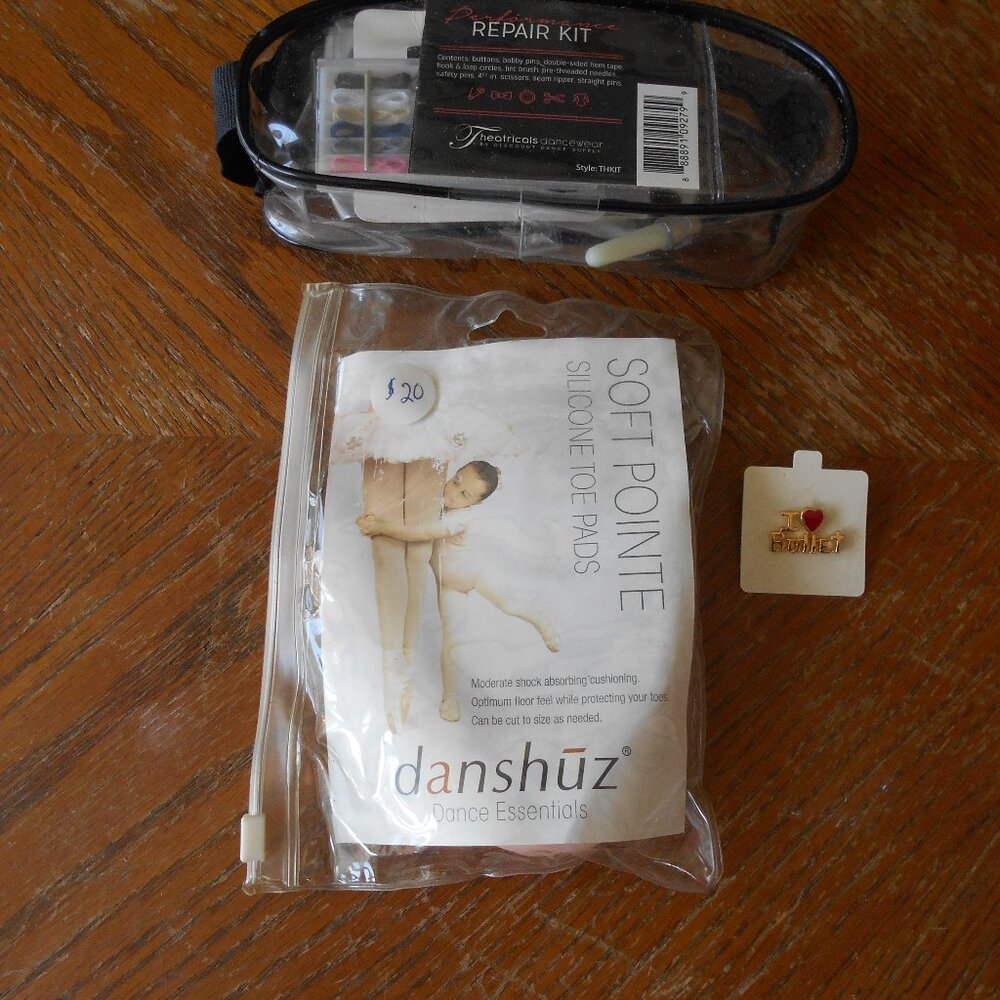 Ballet Pointe Toe Pads-Repair Kit  &  Pin